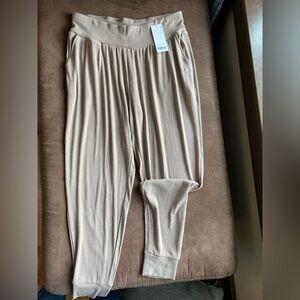 Earth Women's Beige bamboo Joggers